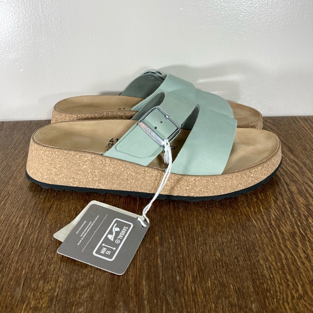 NWT Birkenstock Papillio Almina Platform Sandal Women’s Various Sizes Pure Sage
